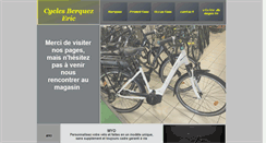 Desktop Screenshot of cyclesberquez.fr