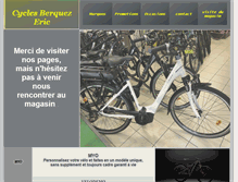 Tablet Screenshot of cyclesberquez.fr
